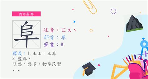 阜部首的繁體字|部首是「阜」的國字一覽